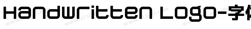 Handwritten Logo字体转换